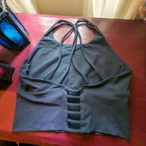 Crop Top With Back Strap Design